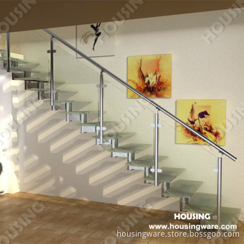 Indoor Decorative Metal Straight Staircase